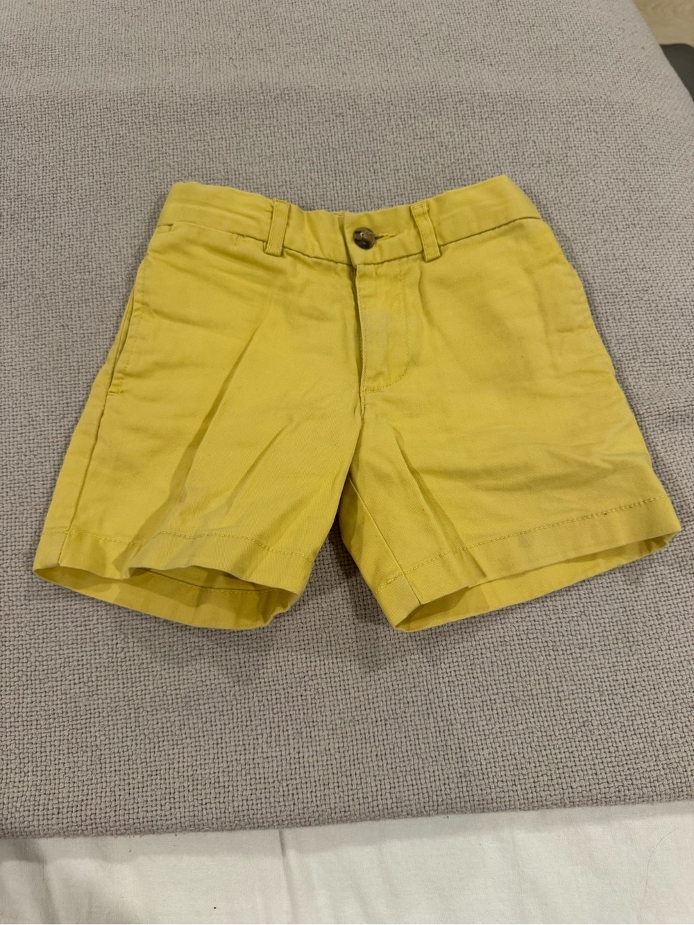 Polo by Ralph Lauren Yellow Flat Front Men's Shorts